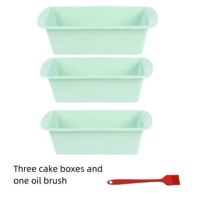 Conjunto de 2 ou 4 formas de silicone para pães e bolos, completo com pincel para untar