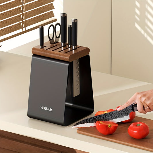 Suporte de faca vintage de metal preto