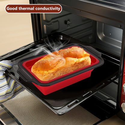 Forma de silicone para assar pão com estrutura reforçada de metal - 1 peça