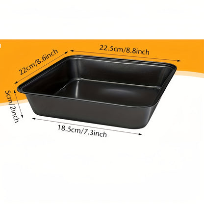 Formas quadradas antiaderentes - 1 peça
