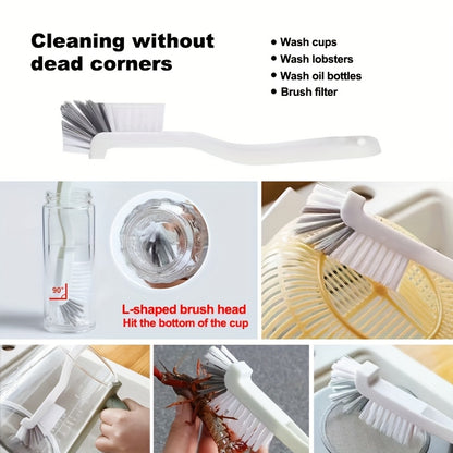 Conjunto de 8 escovas de limpeza de cozinha de aço inoxidável