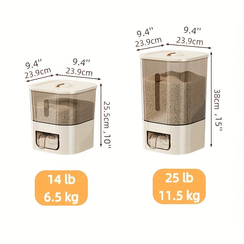 Distribuidor automático de arroz com copo