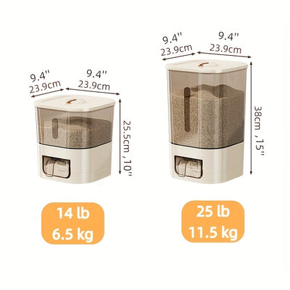 Distribuidor automático de arroz com copo