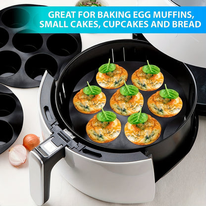 Formas de silicone para muffins e bolos - 7 formas