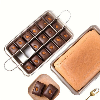 Forma antiaderente de aço carbono para brownie