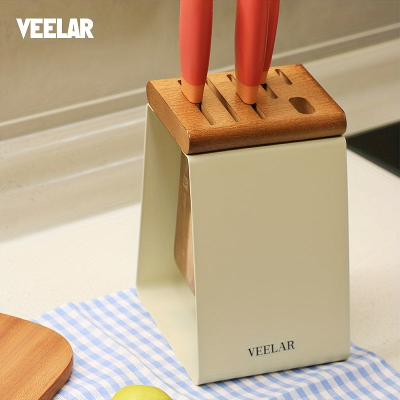 Suporte de faca vintage de metal preto