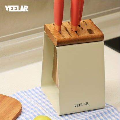 Suporte de faca vintage de metal preto