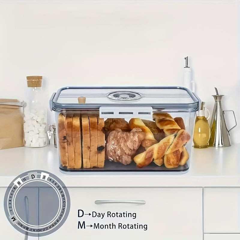 Caixa hermética para pão - tampa flip-top