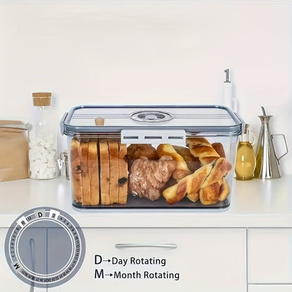 Caixa hermética para pão - tampa flip-top