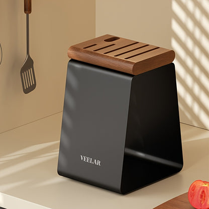 Suporte de faca vintage de metal preto