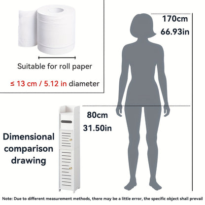 Armário de armazenamento de banheiro de PVC à prova d'água