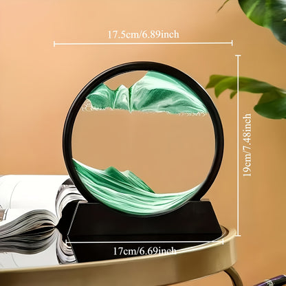 Display de arte em areia de vidro