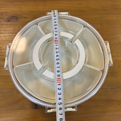 Bandeja giratória para frutas e vegetais