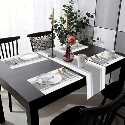 Jogo Americano - Conjunto de 5/7 peças de toalhas de mesa de linho