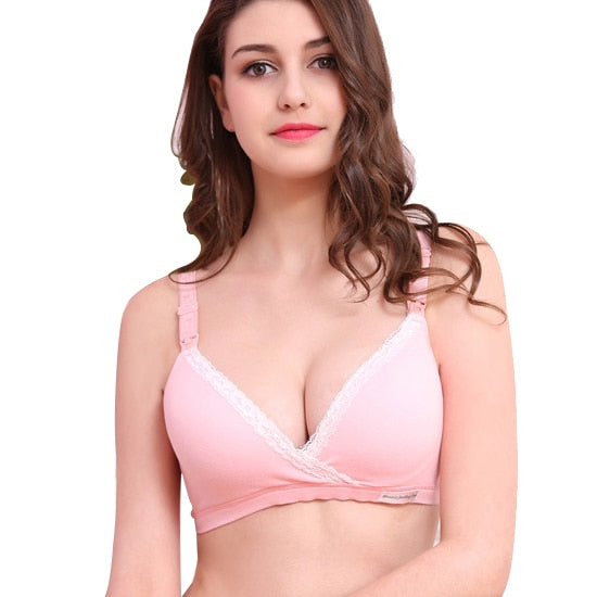 Sutiã sem costura para amamentação para grávidas