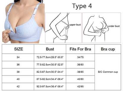 Sutiã amamentação respirável para grávidas