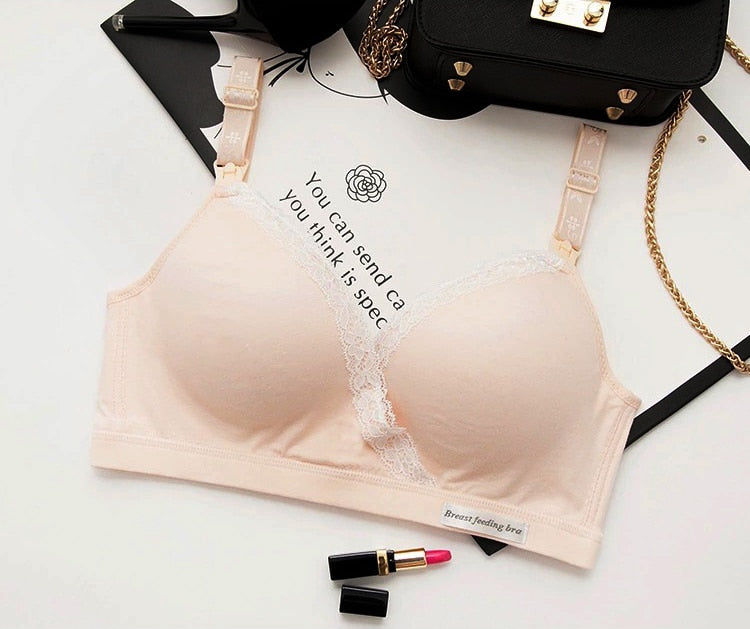 Sutiã sem costura para amamentação para grávidas