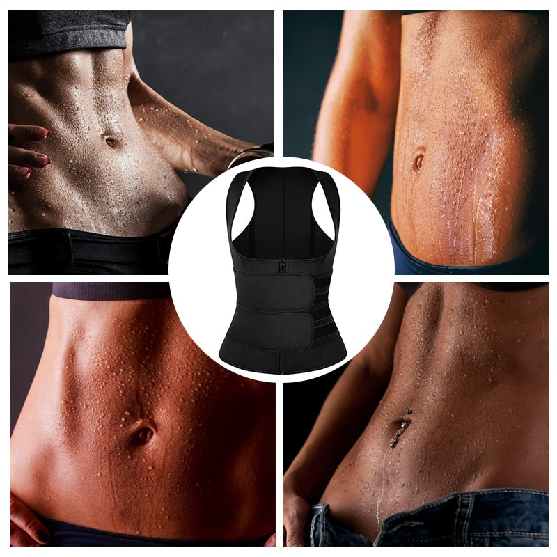 Colete de Malhar emagrecedor e modelador para perda de peso, modelagem do corpo, cinto de compressão - Magazzino-di-Mario