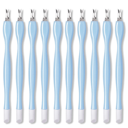 Removedor de pele morta - 10/5 peças-  arte do prego garfo cutícula - removedor nipper - empurrador trimmer - pedicure unhas de aço inoxidável - Magazzino-di-Mario