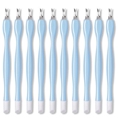 Removedor de pele morta - 10/5 peças-  arte do prego garfo cutícula - removedor nipper - empurrador trimmer - pedicure unhas de aço inoxidável - Magazzino-di-Mario