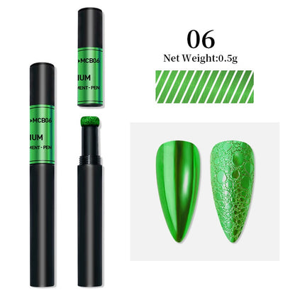 Unhas glitter ouro nail arte uv gel polonês flocos de cromo poeira - 1 caixa de prego espelho glitter em pó metálico colorido pó efeito de metal